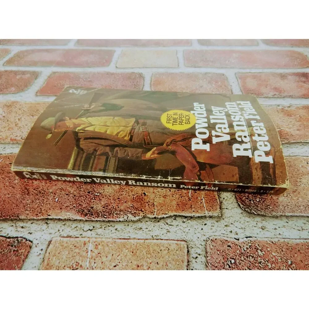 Powder‎ Valley Ransom Peter Field Vintage Western Paperback Novel PB
